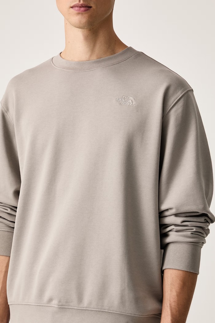 Μπλούζα ανδρική με βαμβάκι Essential The North Face NF0A8FXA2MB1 μπεζ