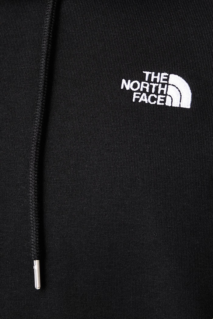 Dukserica sa kapuljačom s pamukom Essential The North Face crna NF0A8FX9JK31