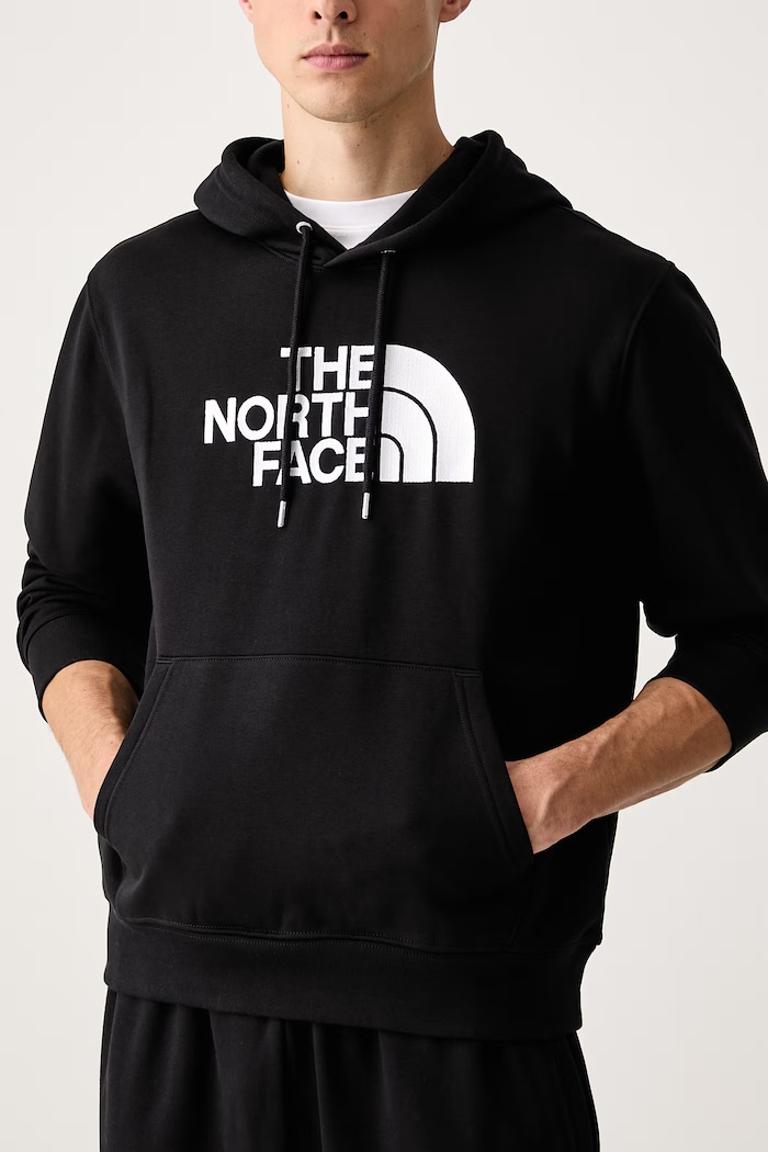 Μπλούζα με κουκούλα ανδρική με βαμβάκι Essential The North Face NF0A8FDAJK31 μαύρο