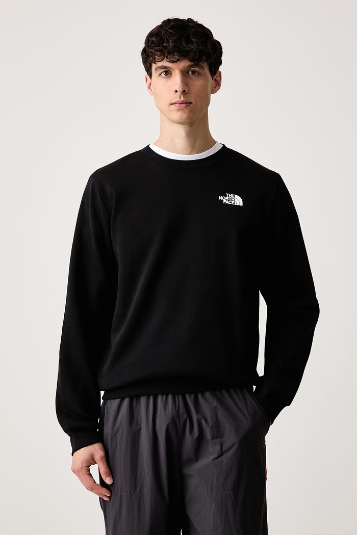 Oblačila The North Face Pulover moški z bombažem Evolution NF0A8FD3JK31 črna