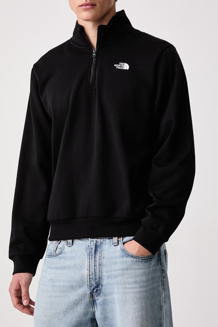 Μπλούζα με κουκούλα ανδρική με βαμβάκι Evolution The North Face NF0A8ET4JK31 μαύρο