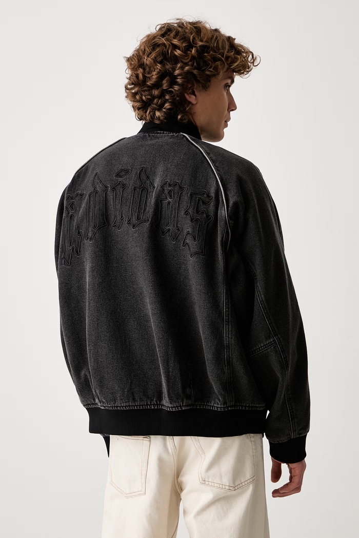 Odzież adidas Originals bluza rozpinana męska jeansowa IB6948 szary