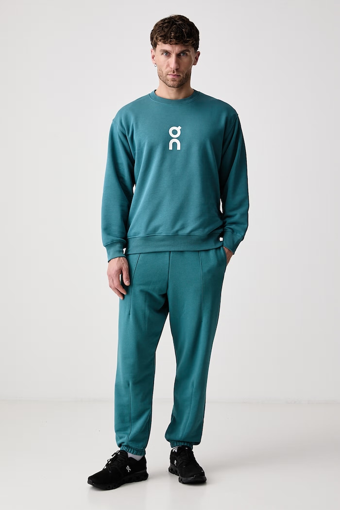 On Bluza męska z bawełną Club 1ME10340209 turkusowy AW26