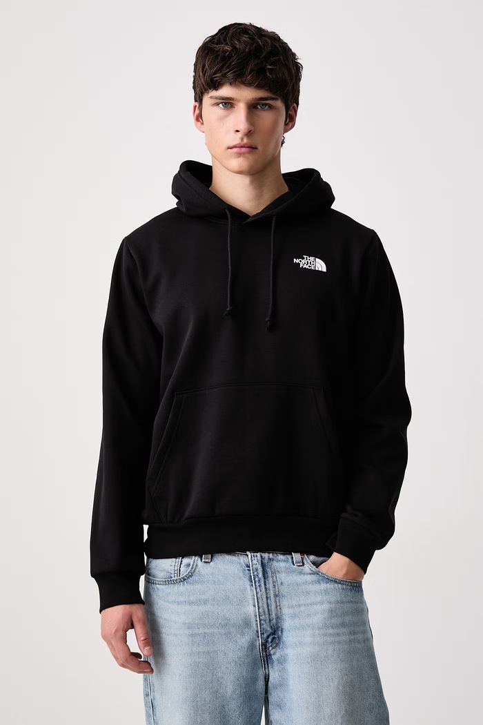 Ρούχα The North Face Μπλούζα με κουκούλα ανδρική με βαμβάκι Evolution NF0A8CWPJK31 μαύρο