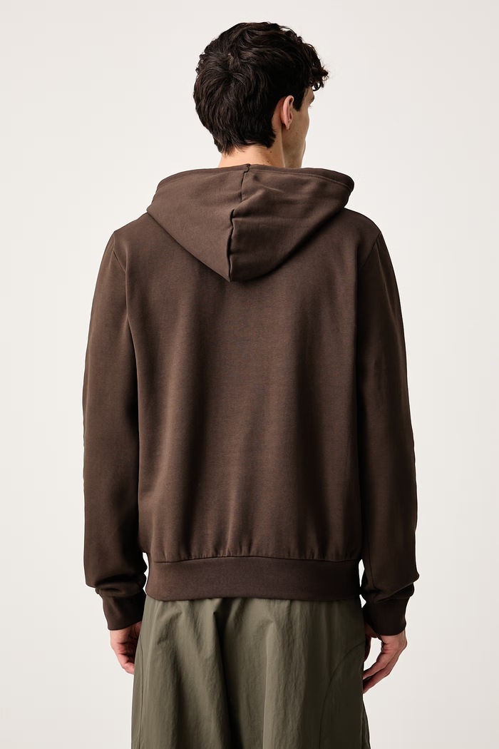 Odzież The North Face Bluza z kapturem męska z bawełną Evolution NF0A8CWMNMF1 brązowy