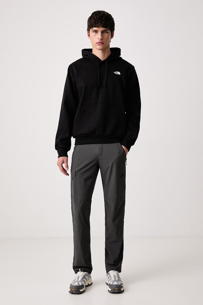 The North Face Μπλούζα με κουκούλα ανδρική με βαμβάκι Evolution NF0A8CWMJK31 μαύρο AW26