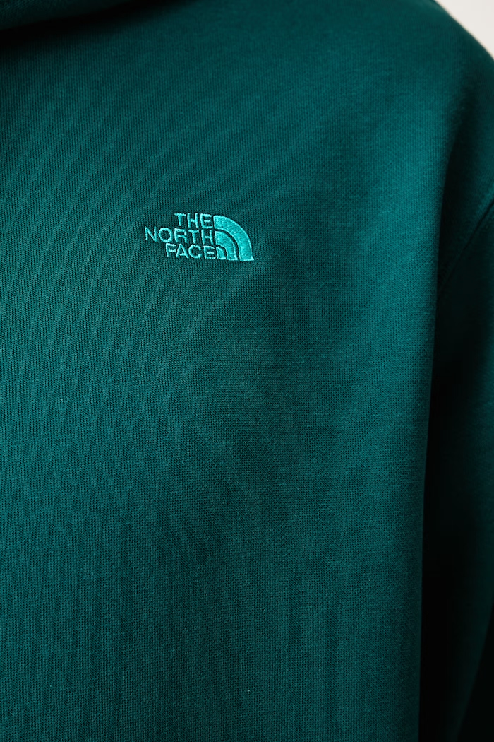 Bluza z kapturem męska z bawełną Essential The North Face zielony NF0A8CW7N4J1