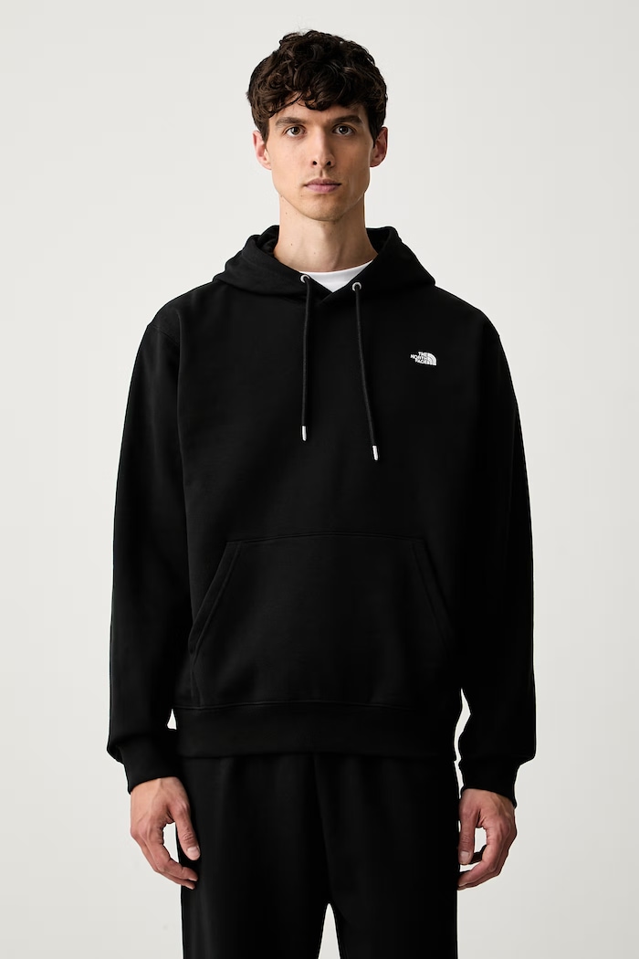 The North Face bluza z kapturem męska z bawełną Essential czarny NF0A8CW7JK31