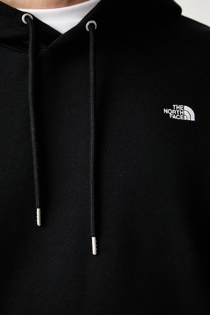 The North Face bluza z kapturem męska z bawełną Essential NF0A8CW7JK31 czarny