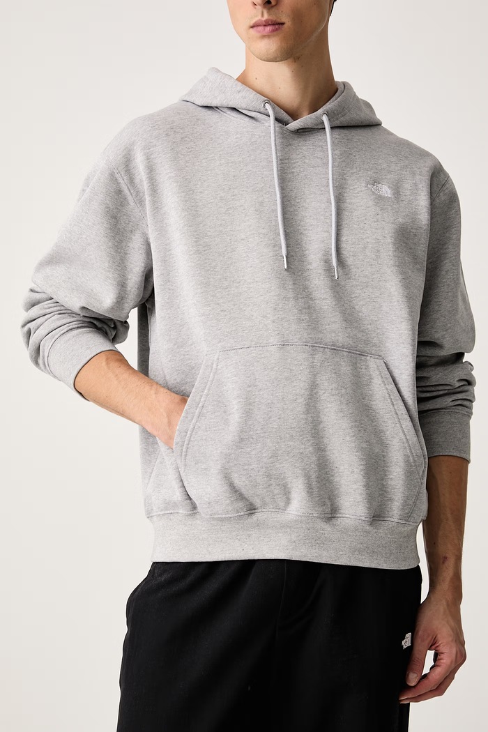 Μπλούζα με κουκούλα ανδρική με βαμβάκι Essential The North Face NF0A8CW7CQO1 γκρί