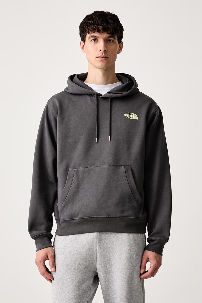 The North Face Dukserica sa kapuljačom za muškarce s pamukom Relaxed siva NF0A8JA7RHI1