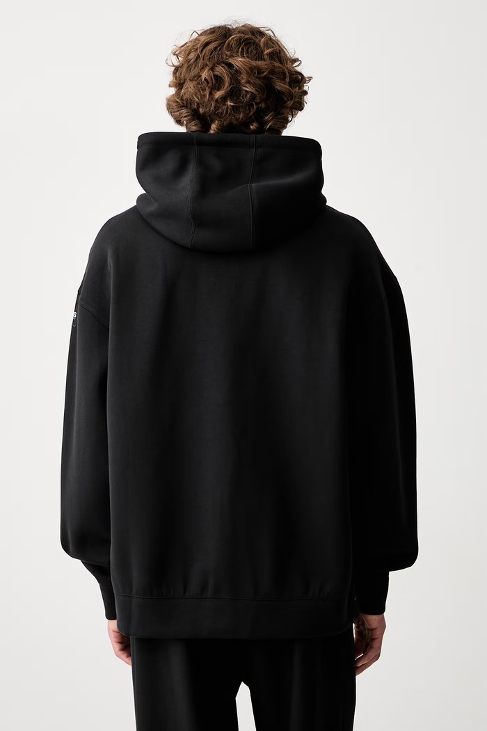 Odzież adidas Originals Spacer bluza rozpinana z kapturem z bawełną męska KR1413 czarny