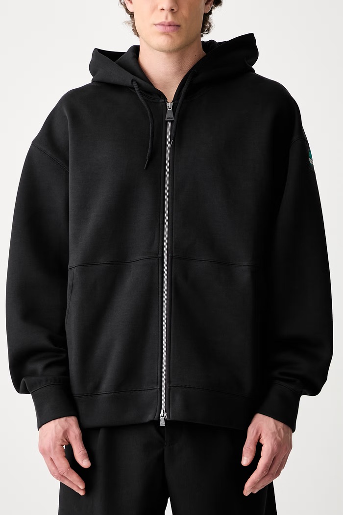 adidas Originals Spacer bluza rozpinana z kapturem z bawełną męska KR1413 czarny