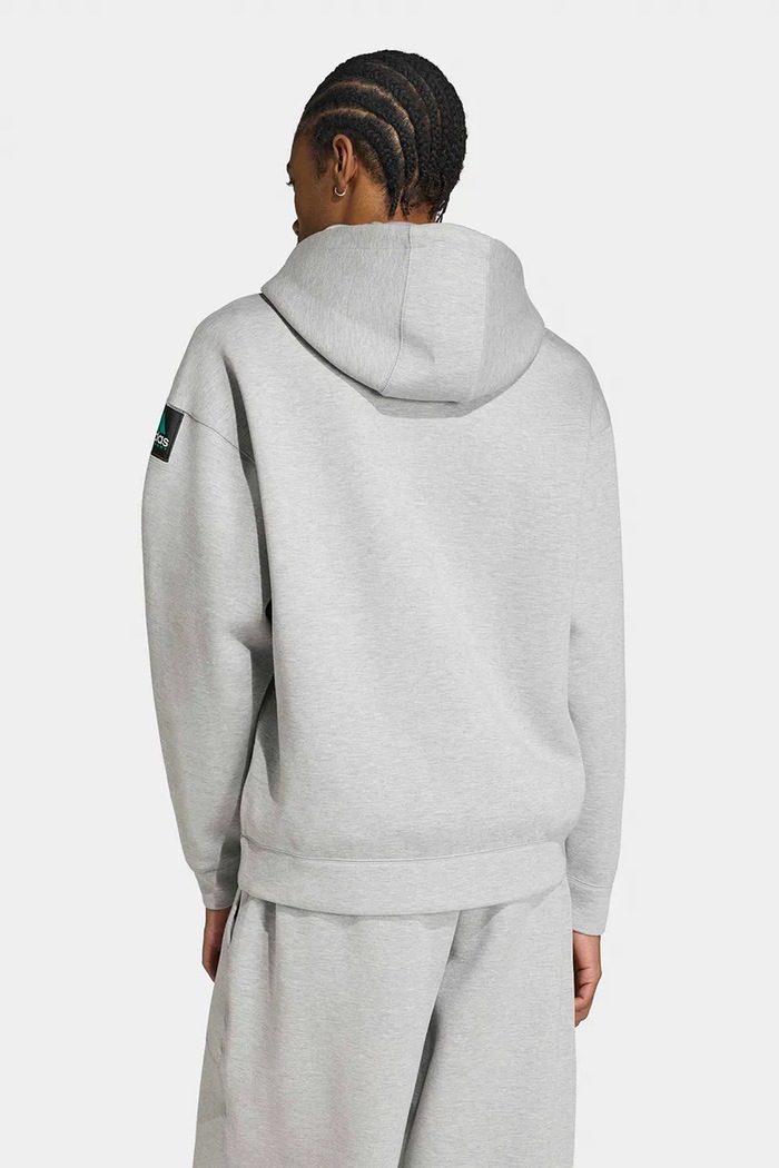 adidas Originals Spacer bluza rozpinana z kapturem z bawełną męska KR1412 szary AW26