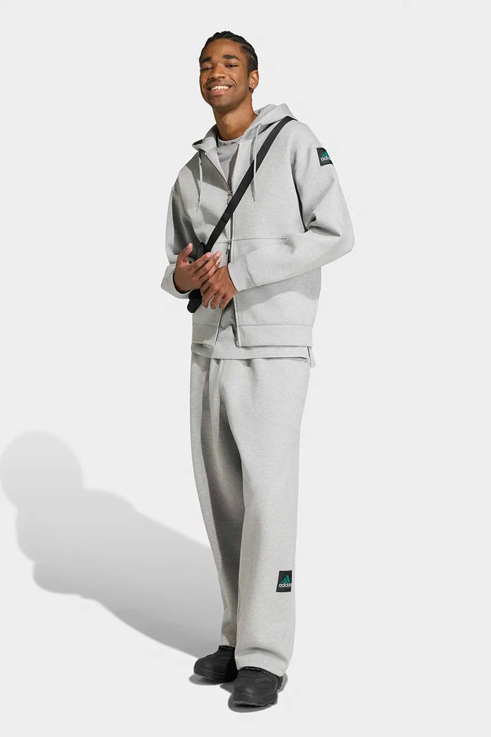 Odzież adidas Originals Spacer bluza rozpinana z kapturem z bawełną męska KR1412 szary