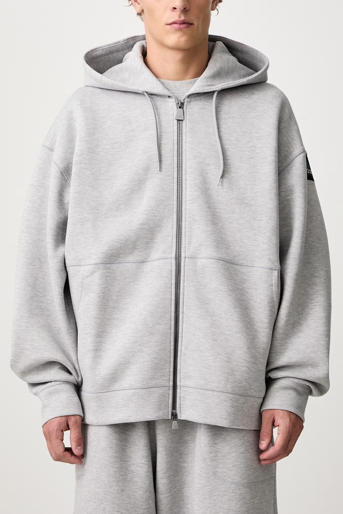 Spacer bluza rozpinana z kapturem z bawełną męska adidas Originals szary KR1412