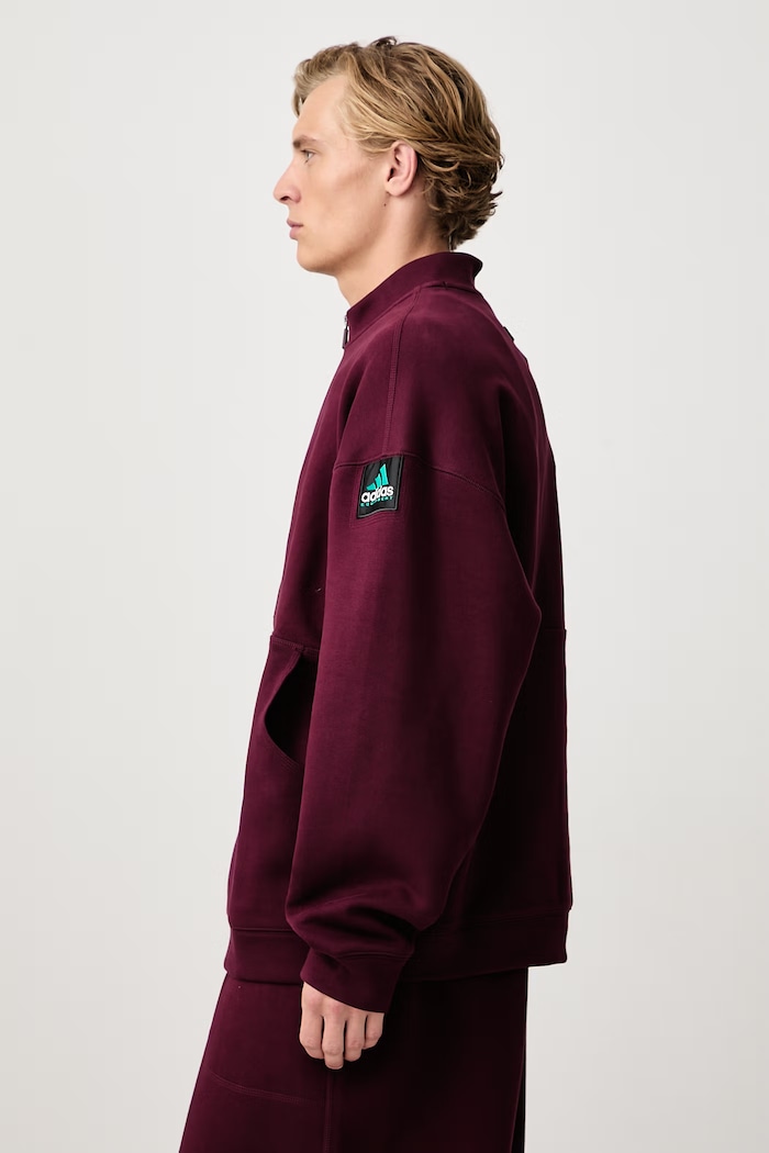 Equipment Spacer bluza z bawełną męska adidas Originals KR1411 bordowy