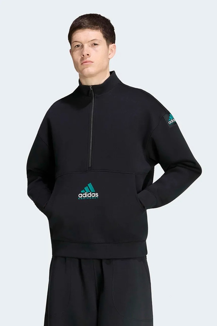 adidas Originals Equipment Spacer bluza z bawełną męska czarny KR1410
