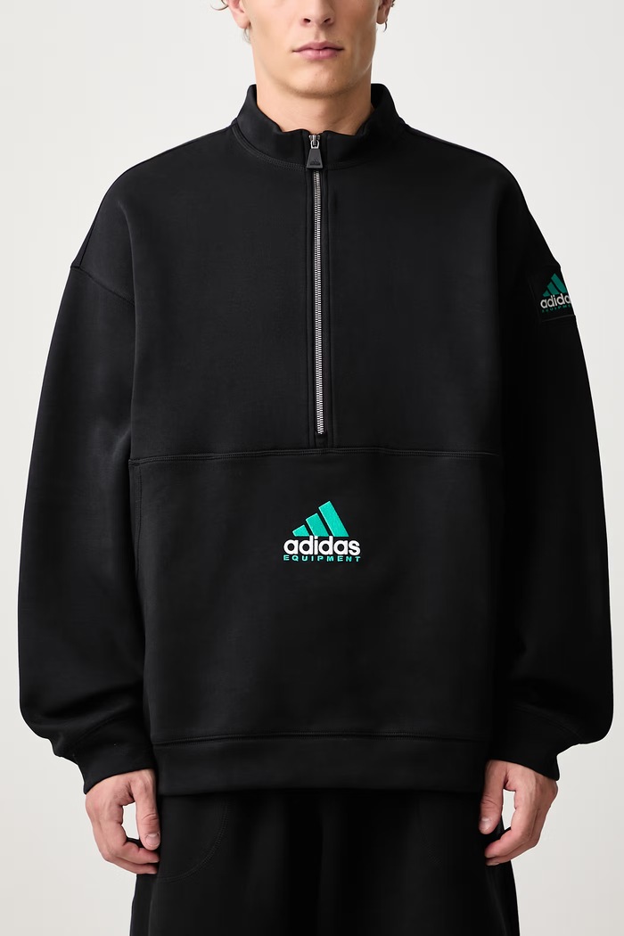 Equipment Spacer bluza z bawełną męska adidas Originals czarny KR1410