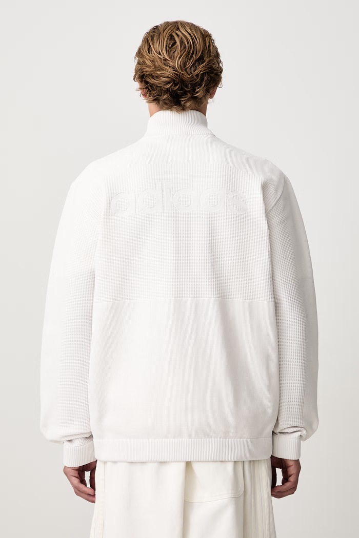 Odzież adidas Originals Cutline Knitted bluza rozpinana męska KQ9444 biały