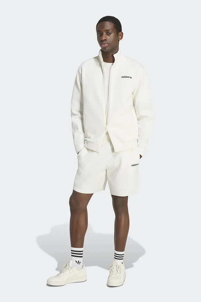 Odzież adidas Originals Cutline Knitted bluza rozpinana męska KQ9444 biały