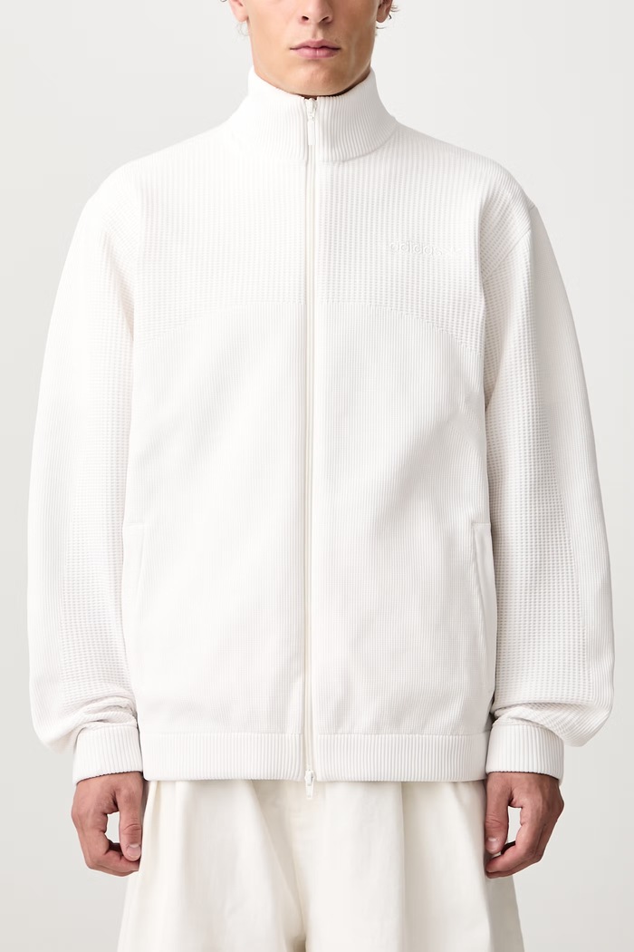 Cutline Knitted bluza rozpinana męska adidas Originals biały KQ9444