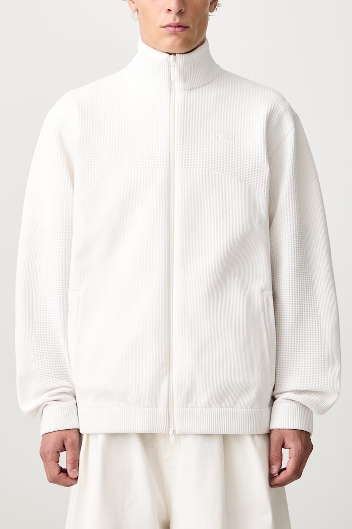 Cutline Knitted bluza rozpinana męska adidas Originals biały KQ9444