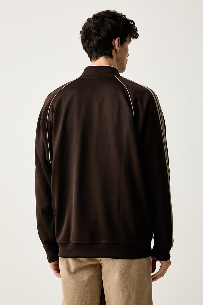 Odzież adidas Originals bluza rozpinana męska Adicolor Classics Loose KS4957 brązowy