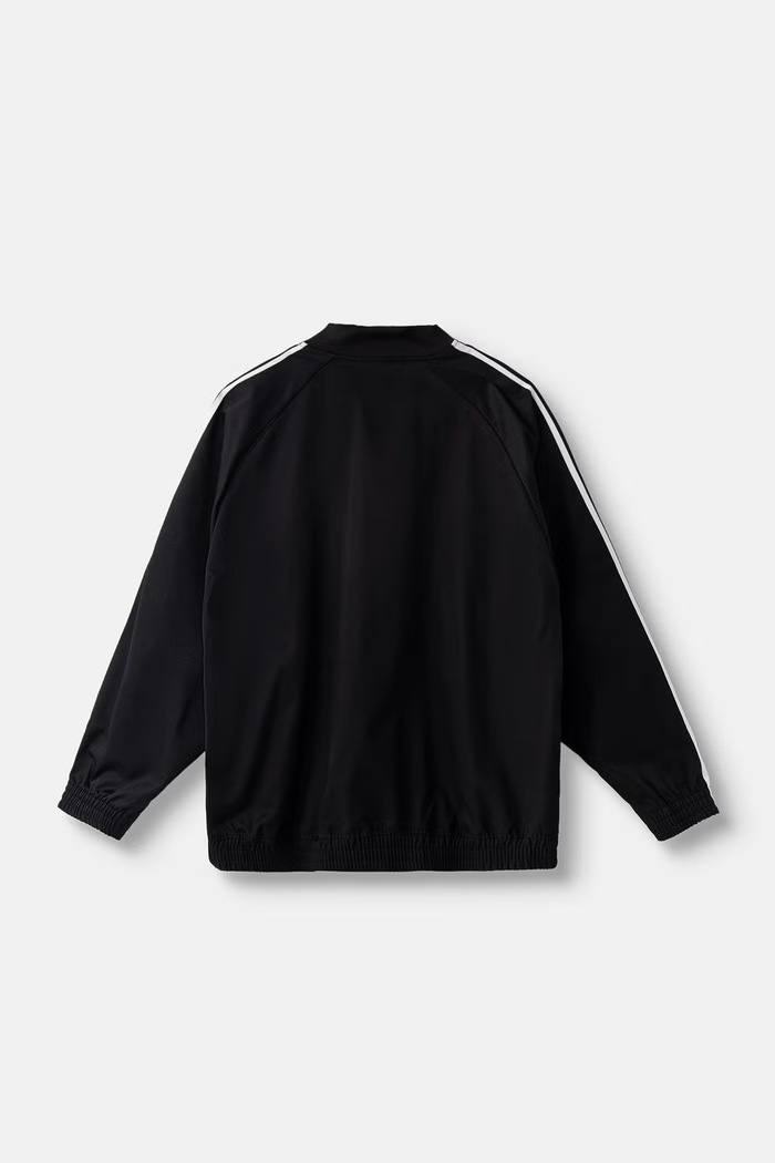 adidas Originals μπλούζα με κουμπιά ανδρική SST Adicolor Classic Cotton Twill KR1371 μαύρο AW26