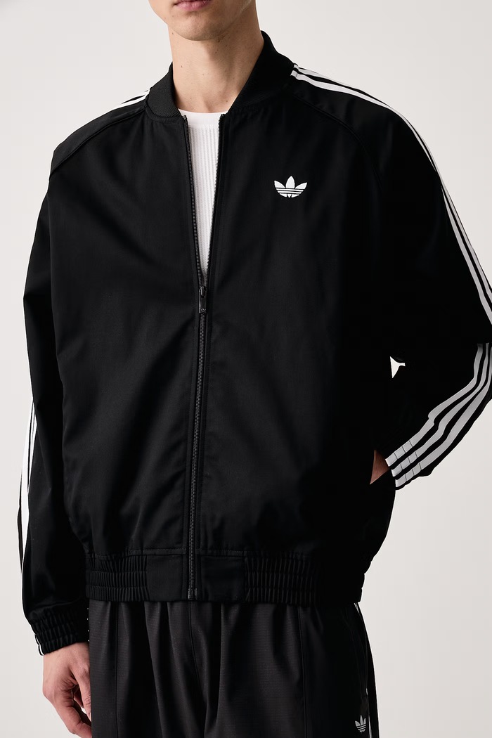 Суичър с цип мъжки SST Adicolor Classic Cotton Twill adidas Originals KR1371 черен