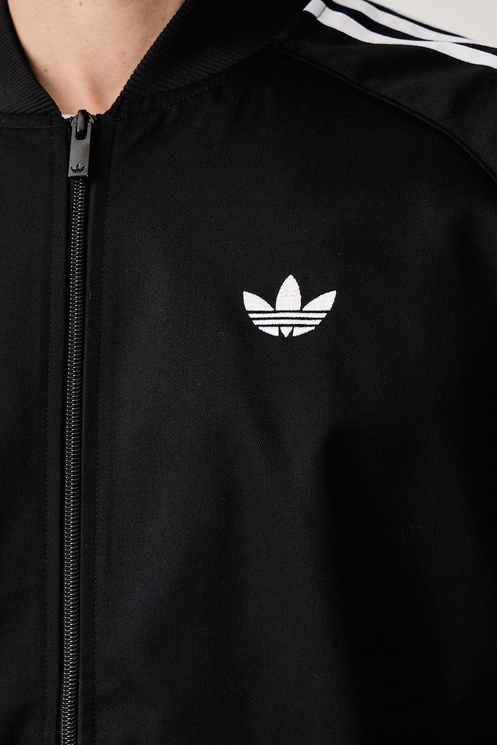 Суичър с цип мъжки SST Adicolor Classic Cotton Twill adidas Originals черен KR1371