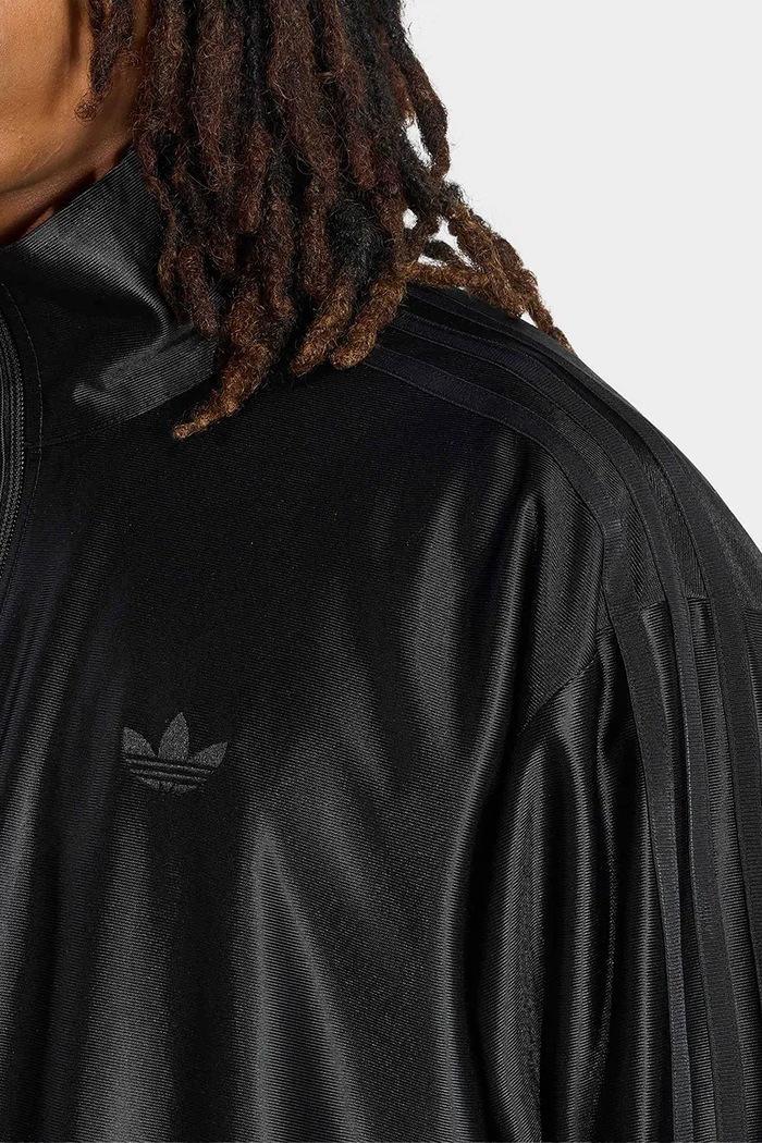 Bluza rozpinana męska Firebird Metallic adidas Originals czarny KE4163