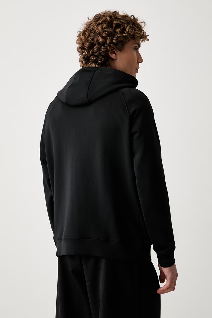 Odjeća adidas Originals Dukserica sa kapuljačom za muškarce Trefoil Essentials Spacer KZ2004 crna