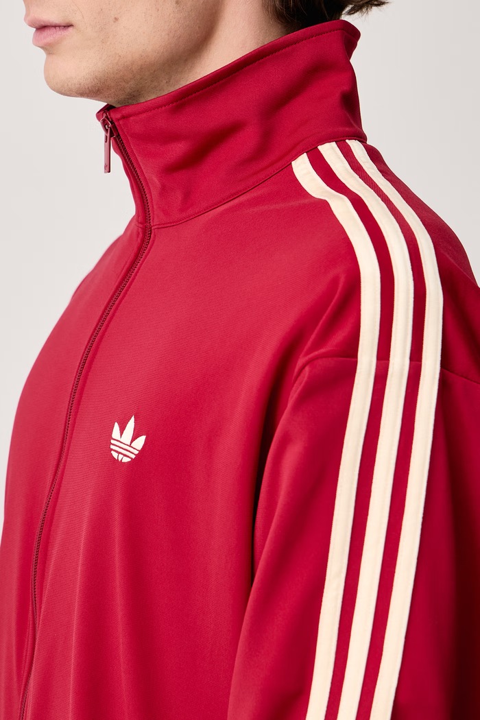 Μπλούζα με κουμπιά Ανδρική Firebird adidas Originals KX6921 κόκκινο