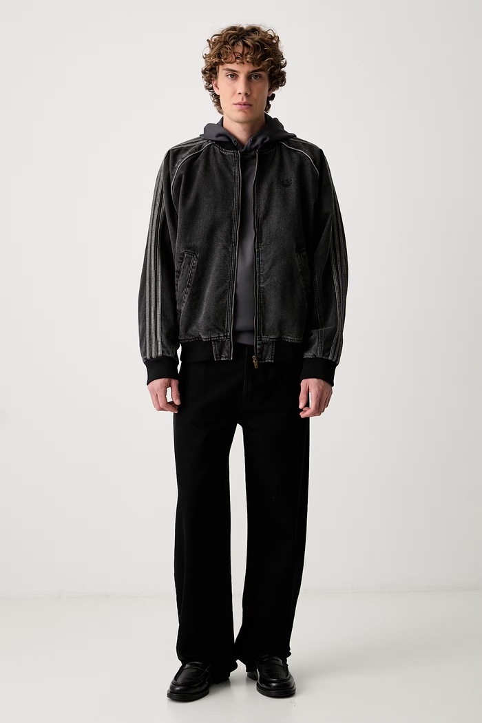 adidas Originals bluza z kapturem męska Trefoil Essentials Spacer KW7668 szary AW26