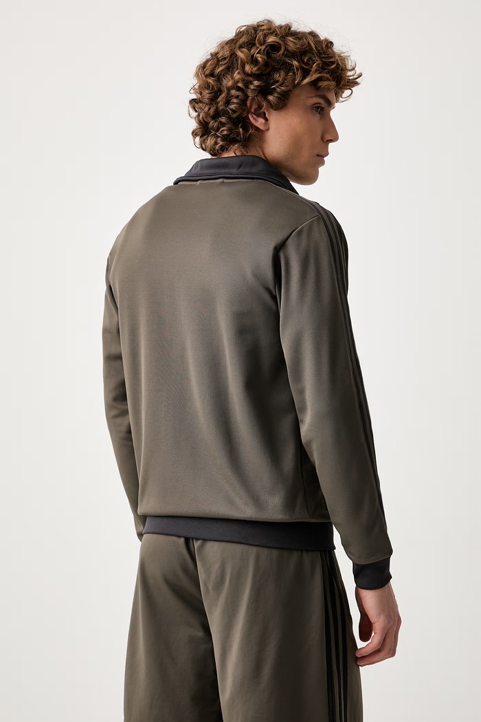 Oblačila adidas Originals jopica moška z bombažem Beckenbauer KT5043 zelena