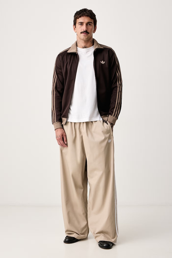 adidas Originals Bluza rozpinana męska Beckenbauer KT5042 brązowy AW26
