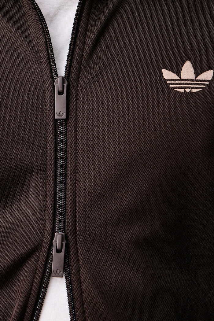 Bluza rozpinana męska Beckenbauer adidas Originals brązowy KT5042
