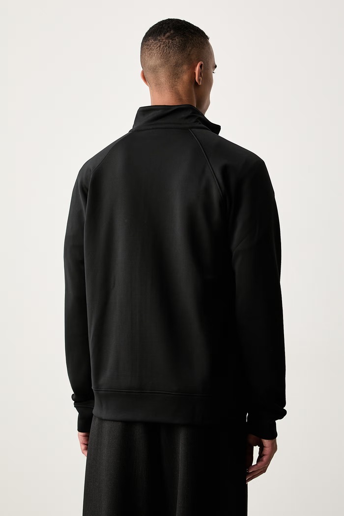 Одежда adidas Originals кофта на застёжке для мужчин Trefoil Essentials Spacer KT4634 чёрный