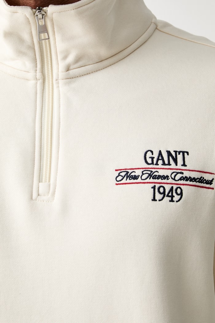 Gant bluza męska z bawełną 2067158 beżowy