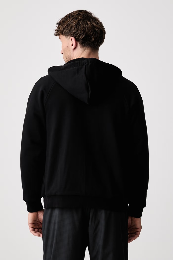 Bluza dwustronna męska z bawełną EA7 Emporio Armani AF27178.7M002214 czarny