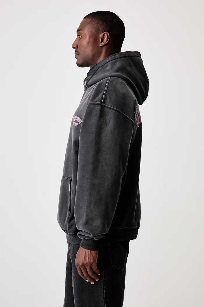 Represent bluza z kapturem bawełniana męska szary MLM101186