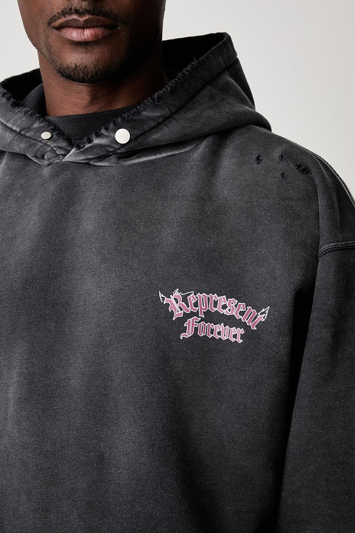 Represent bluza z kapturem bawełniana męska MLM101186
