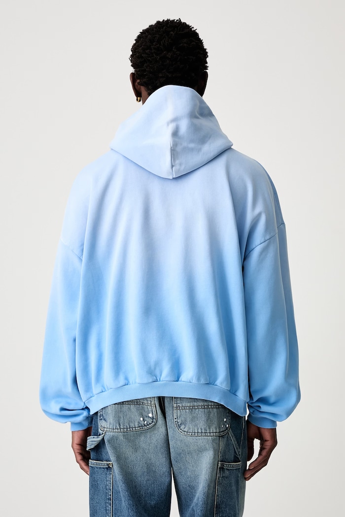 Odzież Represent bluza z kapturem bawełniana męska OCM100044 niebieski
