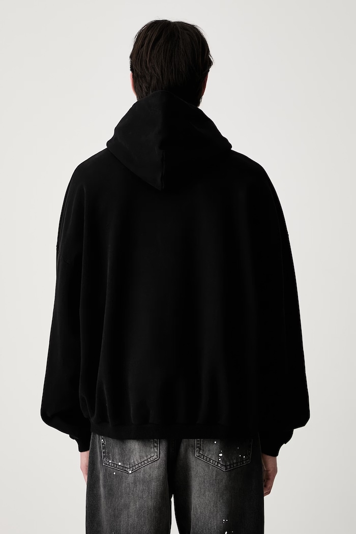 Odzież Represent bluza z kapturem bawełniana męska OCM100044 czarny