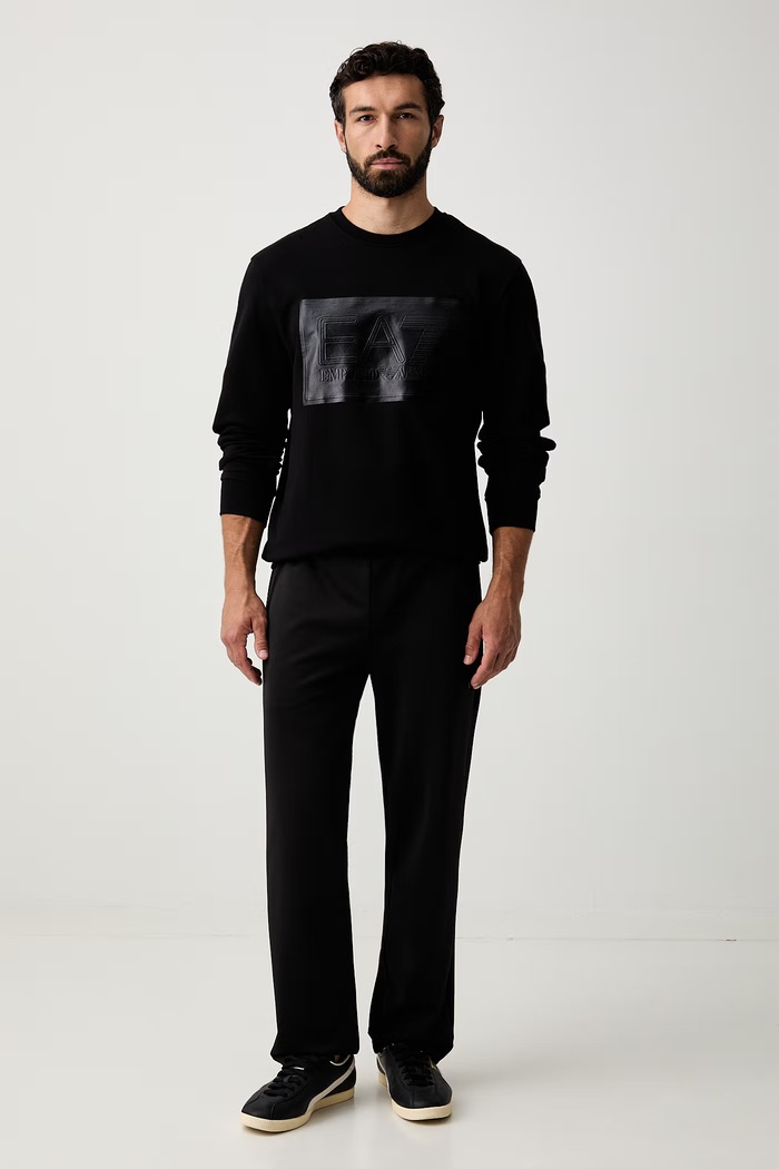 EA7 Emporio Armani bluza męska bawełniana AF27201.7M002108 czarny AW26