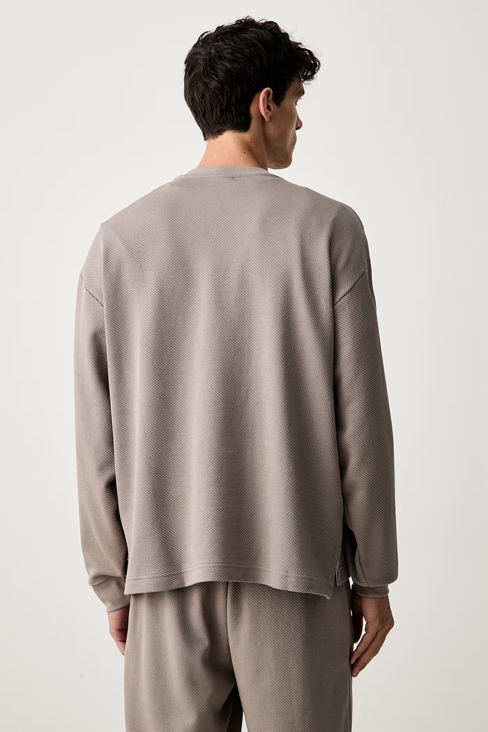 Odzież Puma bluza męska z bawełną Essentials Elevated 694308 beżowy