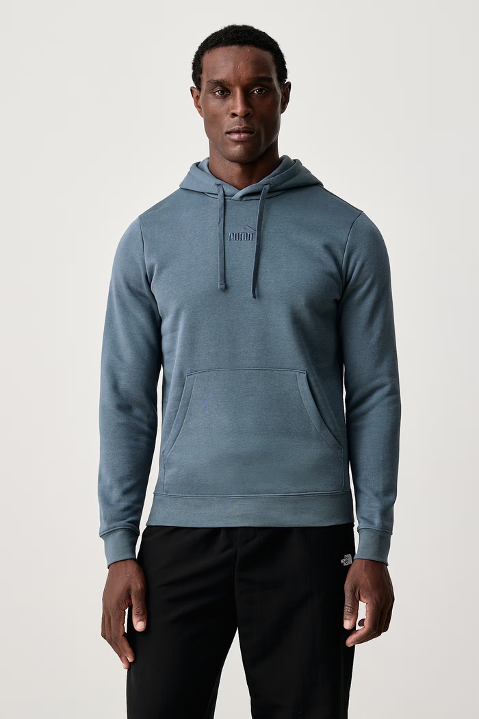 Puma Bluza z kapturem męska z bawełną Essentials niebieski 692914.M