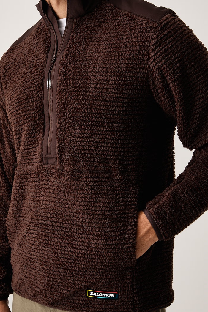 Bluza sportowa męska Salomon LC3049700 brązowy