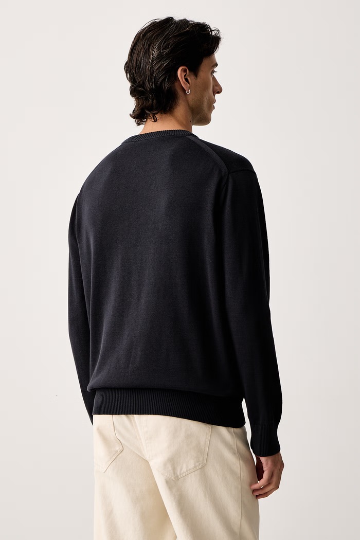 Odzież G-Star Sweter męski z bawełną Core refined r D30780.E813 granatowy